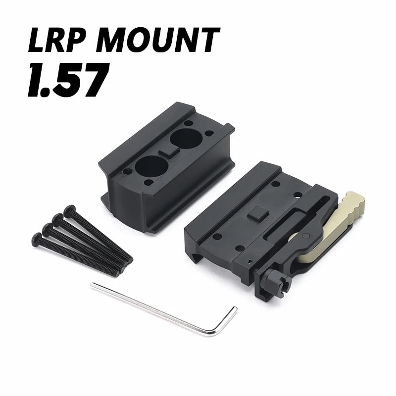 OPP Tactical LRP Mount with Spacer 1.57 and 1.93 inch Height Mount for Red Dot Sights for Hunting Tactical Airsoft Rifles