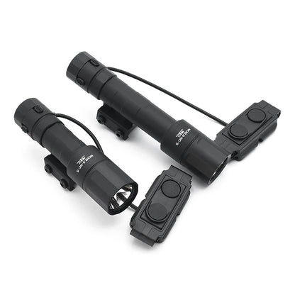 Flashlight Scout Light Hight Power 1400 Lumens REIN 2.0 Hunting Lamp Dual Function Pressure Switch For 20mm Picatinny Rail