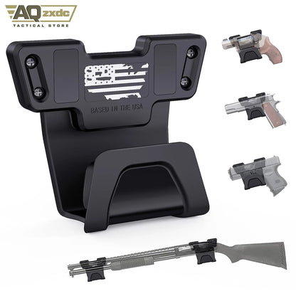 Concealed Gun Magnet Mount Magnetic Gun Mount Gun Holder, Vehicle Gun Holder with Magnet for Revolver, Shotgun, Rifle and Pistol