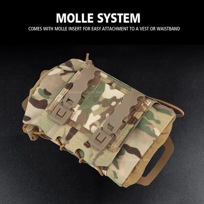 AQzxdc IFAK Tactical First-aid Kit Pouch MOLLE Rapid Deployment Survival Outdoor Hunting Vest Belt Emergency Bag Medical Pack
