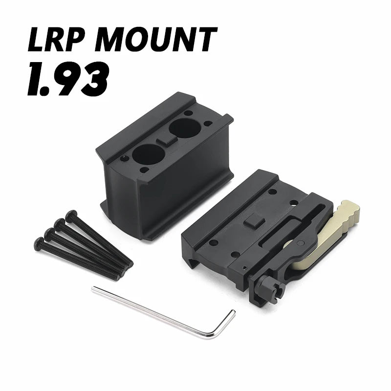 OPP Tactical LRP Mount with Spacer 1.57 and 1.93 inch Height Mount for Red Dot Sights for Hunting Tactical Airsoft Rifles