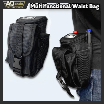 AQzxdc Multifunctional Tool Waist Bag, Mobile Phone Bag, Small Multi-Meter Waist Bag 1680D Oxford Cloth Thick Exquisite Tool Bag