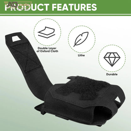 AQzxdc Police Handcuff Holster, MOLLE Handcuff Case fits Multiple Cuff, Handcuff Pouch for Duty Belt Tactical Vest Quick Release