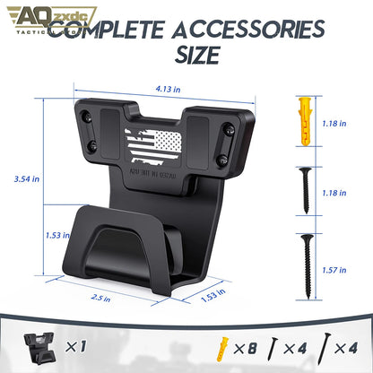 Concealed Gun Magnet Mount Magnetic Gun Mount Gun Holder, Vehicle Gun Holder with Magnet for Revolver, Shotgun, Rifle and Pistol