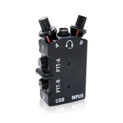 New FCS-Tactical MPU5 Standard Dual PTT Single and Dual-Channel Function CNC Metal Radio PTT for AMP Headset COMTAC3 Headset