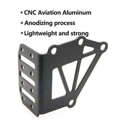 AQzxdc Tactical Tourniquet Holder for Gun Holster Adapter Mount Aluminum, QLS Police Gear Accessories for 3-Hole Right Holster