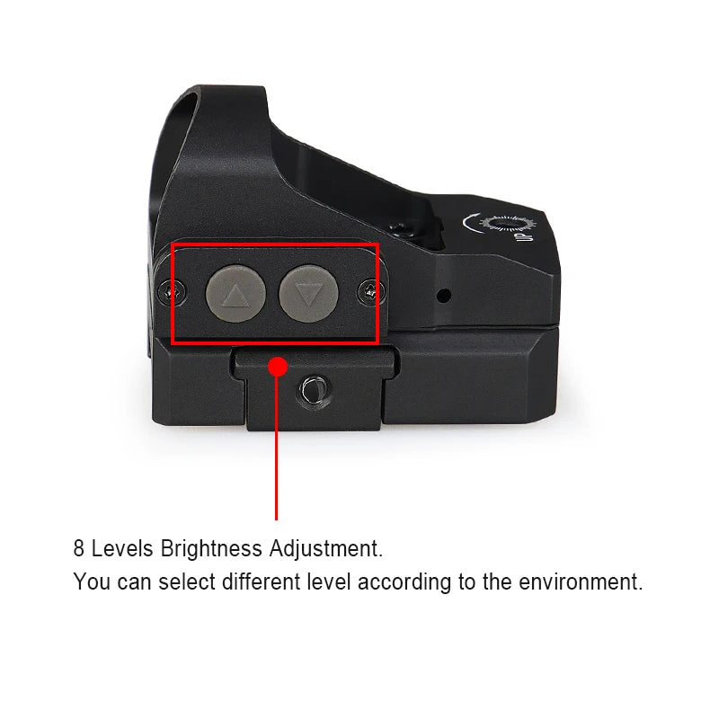 YSS Tactical hunting accessories airsoft sight red dot sight reflex sight shockproof Mini Red dot Sight gs2-0135