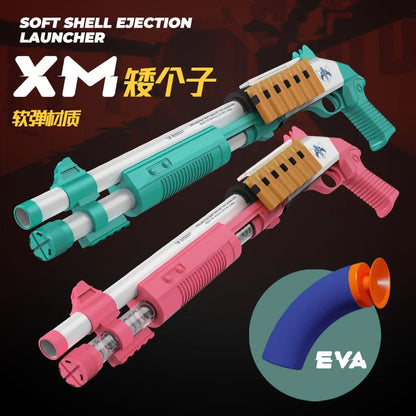 1014 Rifu soft gun toy can be fired for boys outdoor combat shotgun model manually loaded