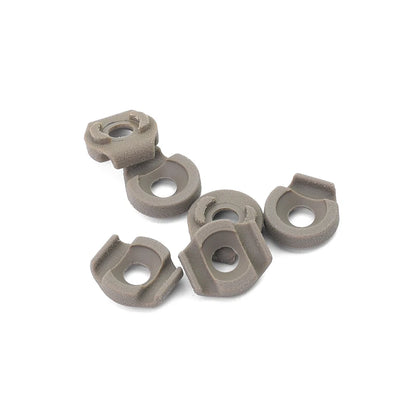 Tactical M-LOK Keymod Rail Metal Wire Mi-cro Cable Clip 6pcs for PEQ DBAL-A2 M300 M600 Flashlight Switch Tail Fixed