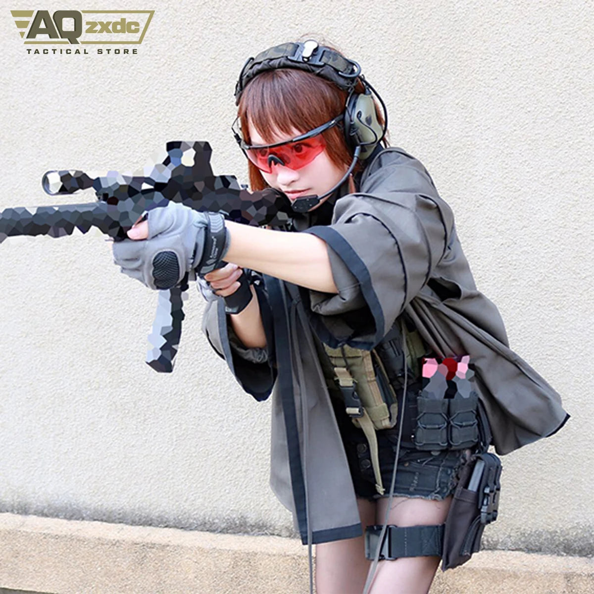 AQzxdc Outdoor Hunting Jacket Tactical Combat Cloak Training Coat for Airsoft Outerwear Cosplay
