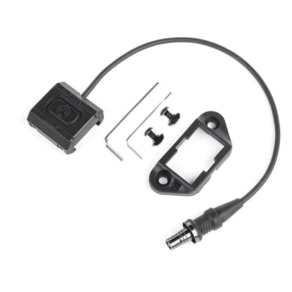 Remote Pressure Switch for M300 M600 Scout Weapon Light, with Tactical Flashlight Switch Mount Set for 20mm Rail/Mlok/Keymod Rai