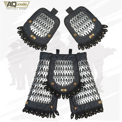 6 in 1 Tactical Gear Shoulder Armor And Crotch Protection+Skirts Wai   Tactical Vest Universal Chinese Style Shoulder Armor