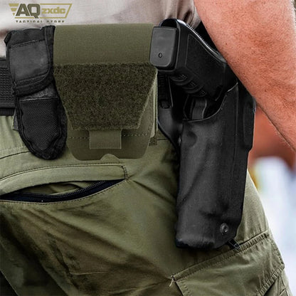 Tactical Handcuff Bag, Molle Handcuff Holder Holster Nylon Cuff Pouches Duty Belt Vest Police Law Enforcement Security Guard