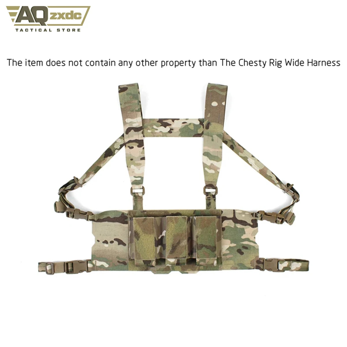 AQzxdc Tactical FERRO STYLE Chesty Rig Wide Harness airsoft CR07 Plate Carrier Bracket