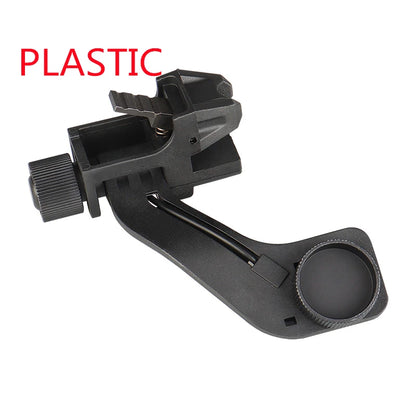 Hunting Plastic Metal J Arm NVG Mount Helmet Bracket Adapter for Tactical Airsoft Pvs 14 Night Vision Goggles fit Mich Fast M88