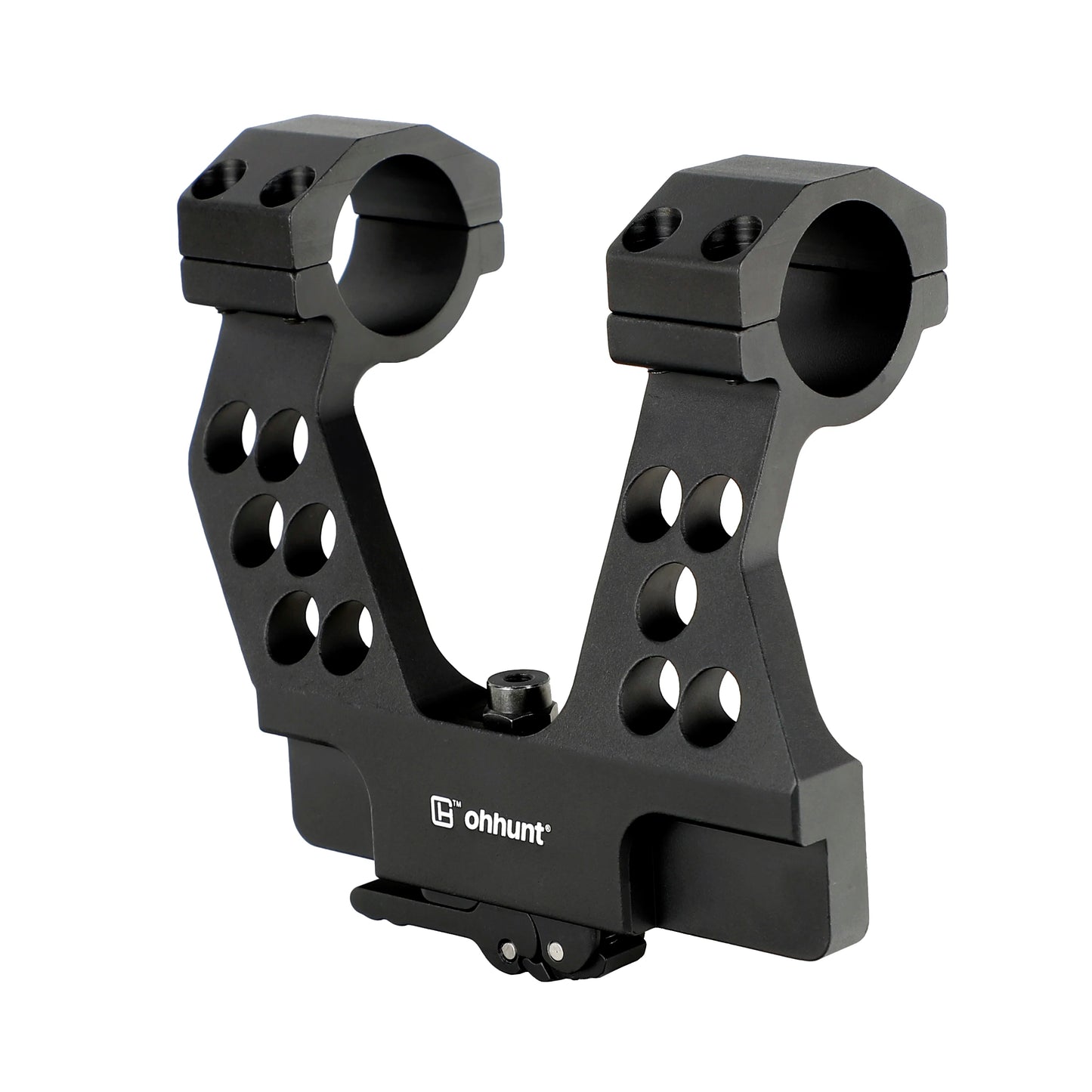 AQzxdc Tactical Airsoft Accessories AK Side Rail Scope Mount with Integral 25.4mm 30mm Ring Quick Detach System