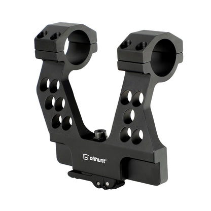 AQzxdc Tactical Airsoft Accessories AK Side Rail Scope Mount with Integral 25.4mm 30mm Ring Quick Detach System