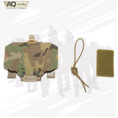 AQzxdc V2-Universal Tactical Terminal Holder, Navigation Panel, Mobile Phone Navigation Board, Tactical Mobile Phone Holder