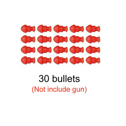 Black Gun TTI Pistol Mechanical Continuous Fire Shell Ejection Empty Hanging Soft Bullet Blaster Toy Gun Gift