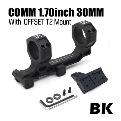 30mm Tube Airsoft Wargame Hunting Tactical C1 Modular Riflescope Mount 1.70/1.93inch with Offset Mounts