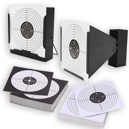 CQB Training Target Shooting Bullet BB Ball Collector Special Steel 14x14cm 100pcs Shooting Paper for Airsoft Paintball Target