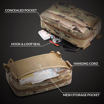 AQzxdc OEM Adjustable Durable Nylon Tactical Fanny Pack Waist Bag Training Equipment Thigh Pack Pouch for Men