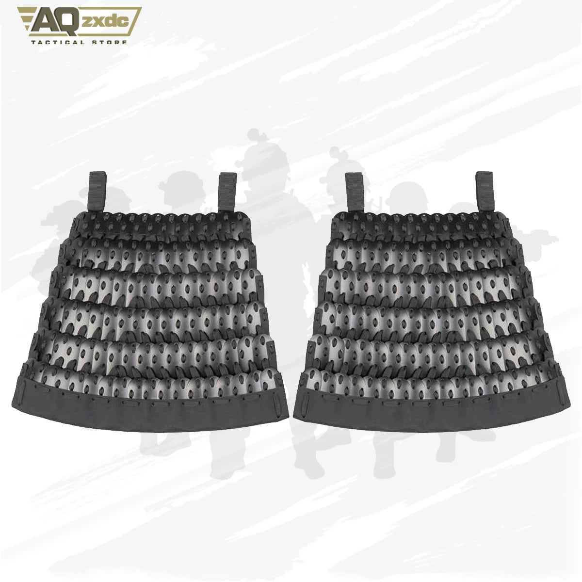 6 in 1 Tactical Gear Shoulder Armor And Crotch Protection+Skirts Wai   Tactical Vest Universal Chinese Style Shoulder Armor