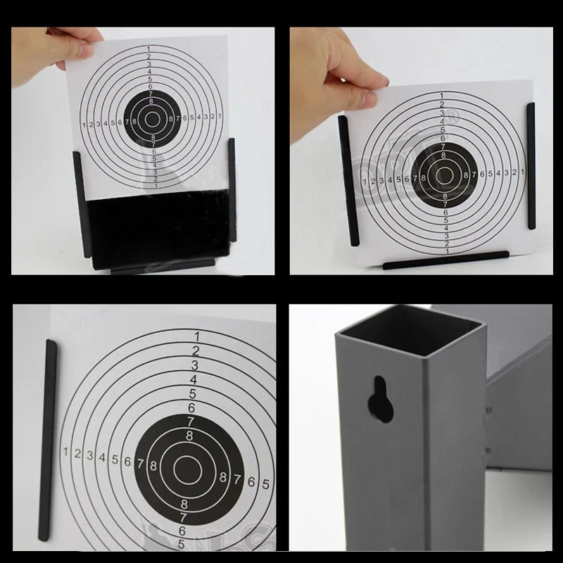 CQB Training Target Shooting Bullet BB Ball Collector Special Steel 14x14cm 100pcs Shooting Paper for Airsoft Paintball Target