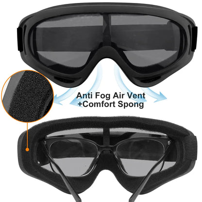 AQzxdc Tactical Helmet Set, Airsoft Mask Mesh,Elastic Balaclava Mask, Anti Fog Airsoft Goggles, Tactical Full Face Protection