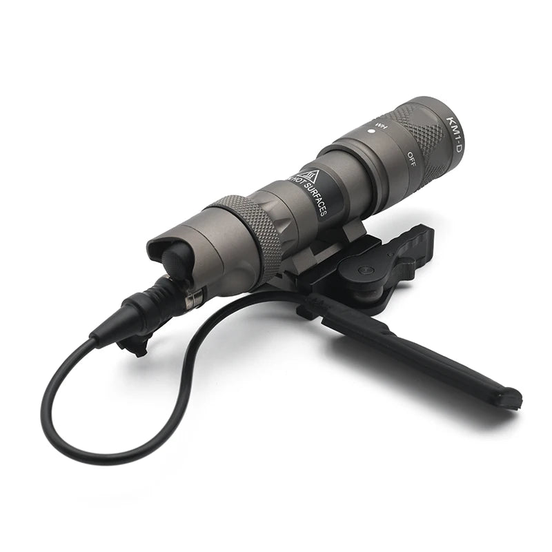 Tactical M323V IR Flashlight 500 Lumen White LED Light & IR Infrared Output Hunting Scout Light with Remote Switch and QD Mount