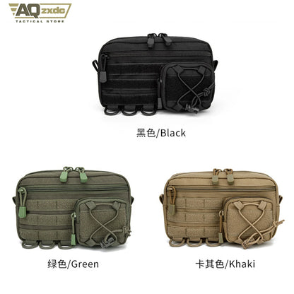 Tactical First Aid Medical Kit Molle System Webbing Attachment Waist Bag Tool Bag Storage Bag Sundries Bag For Outdoor Airsoft