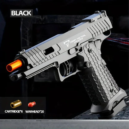2011 Desert eagle Shell Ejecting Pistol Empty Hanging Toy Gun Sig17 Continuous Firing Soft Bullet Launcher Children Adult Gift