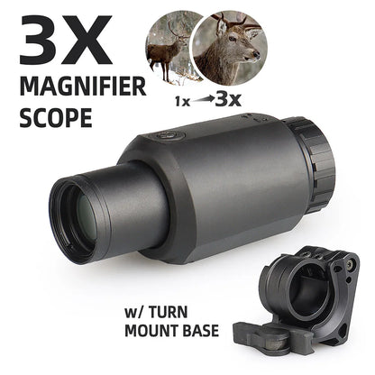 PPT Hunting Scope 3X Rifle Scope Airsoft Riflescope Shockproof and Waterproof Optics Sights Shooting Rifle Sighs gs1-0418