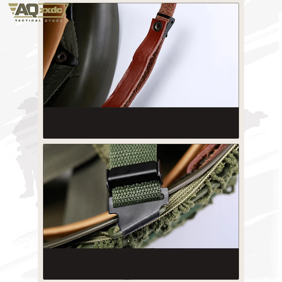 American M1 Double-Layer Steel Helmet Alloy Steel Military Fan Cos Riding Field Film and Television Special Tactical Helmet