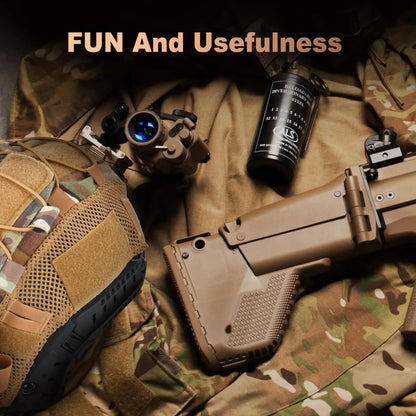 AQ Tactical Helmet Cover for Airsoft Helmet in Size M/L, MK2 Helmet NVG Battery Pack Case Counterweight Pouch Balance Weight Bag