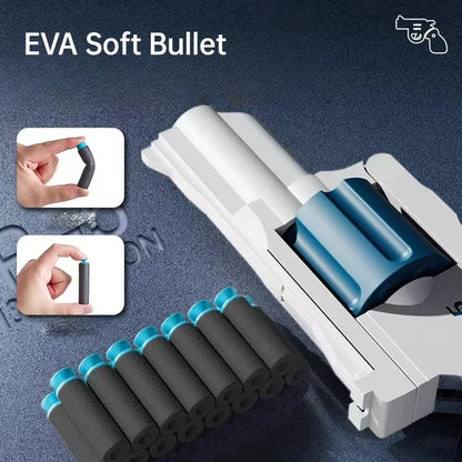 ZP5 Revolver Pistol Manual Soft Dart Bullet Launcher Toy Gun Weapon Outdoor  Airsoft  Shooter Pistola For Boys Birthday Gift