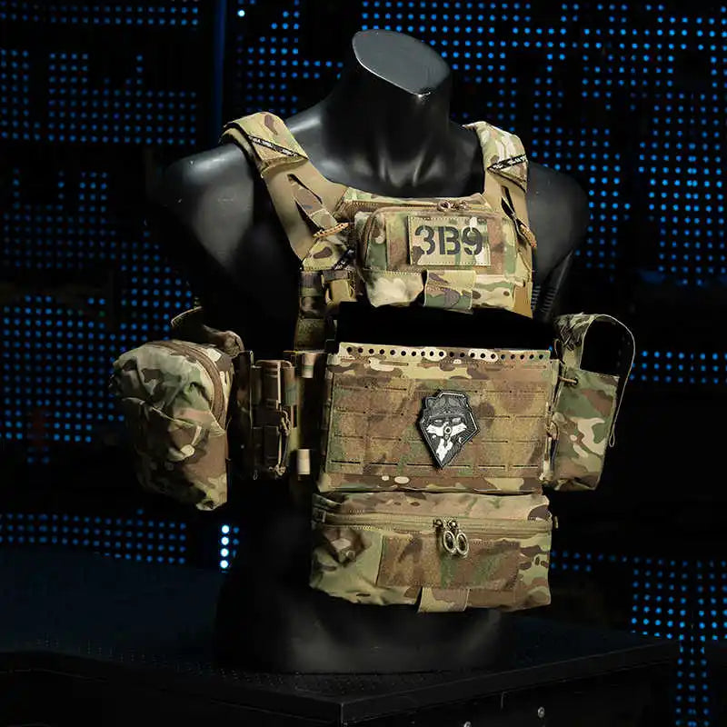AQzxdc Ghost Recon JPC2.0 Tactical Vest Combination Set Outdoor Quick Release Vest Full Set of Protective Equipment for Airsoft