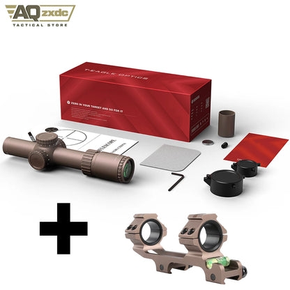 AQzxdc EOS 1.2-6X24 IR-TAN Brown Illumination Scope Clear Imaging Hunting Wide Angle Teagle Optics Hunting Scopes & Accessories
