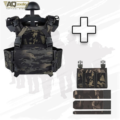 Tactical QPC Vest Plate Carrier Body Armor  Quick Release System Small Tactical Vest Tactical Chest Rig for Girls, Children‘s