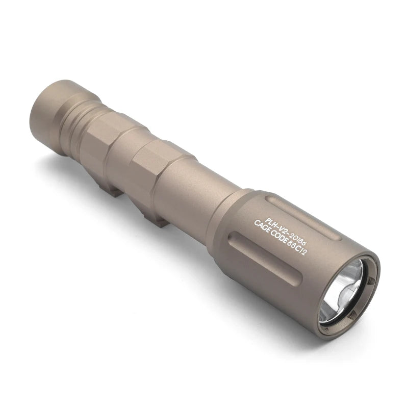 Tactical PLHv2 18350 18650 White LED Airsoft Rifle Hunting High Power Weapon Scout Flashlight with Original Markings