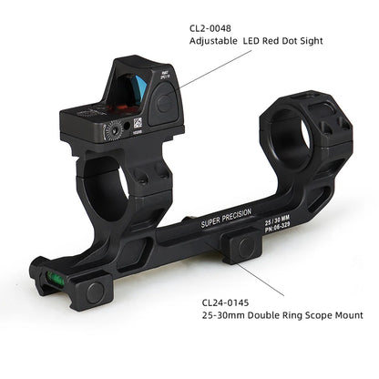 Canis Latrans tactical 25.4mm 30mm rifle scope mount red dot sight base bracket set