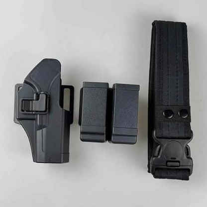 AQzxdc Glock Tactical Belt Quick Draw Suit Holster Universal Magazine Cover G17 N1 P1 G19 G18 G22 26
