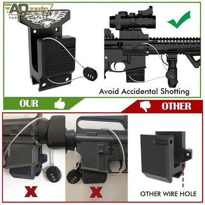 Rifle Wall Mount + PMAG AR15 Rifle Wall Mount Rifle Wall Mount Secure Wall Garage Room Mount Rifle Holder for 223/5.56 Rifle