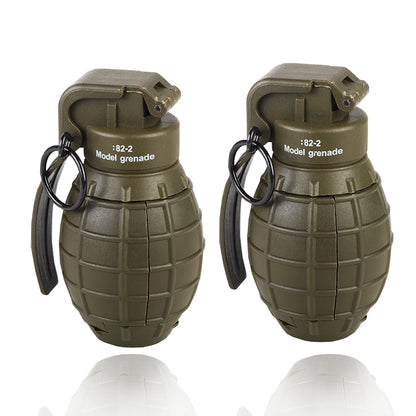 2 Pcs Tactical Grenade Model Toy, M67 Burst Grenade, Military Smoke Grenade Model, for Airsoft Paintball Hunting CS War Game