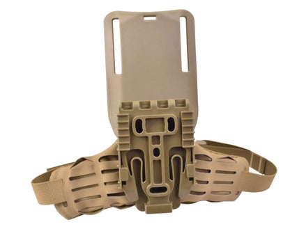 AQzxdc Drop Leg Adapter Mid-Low Ride Holster Adapter Universal Belt Loop Receiver Mounts with Molle Strap Leg Shroud