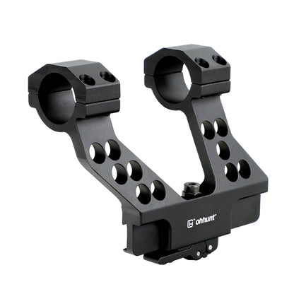 AQzxdc Tactical Airsoft Accessories AK Side Rail Scope Mount with Integral 25.4mm 30mm Ring Quick Detach System