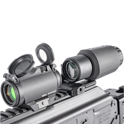 Tactical Low Mount and Low Magnifier Mounts Optic Centerline 0.9" Height for Red Dot Sight and 3X Magnifier Combo