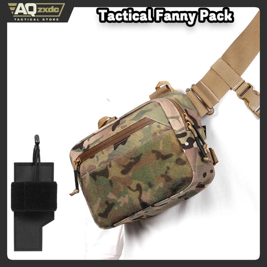 AQzxdc OEM Adjustable Durable Nylon Tactical Fanny Pack Waist Bag Training Equipment Thigh Pack Pouch for Men