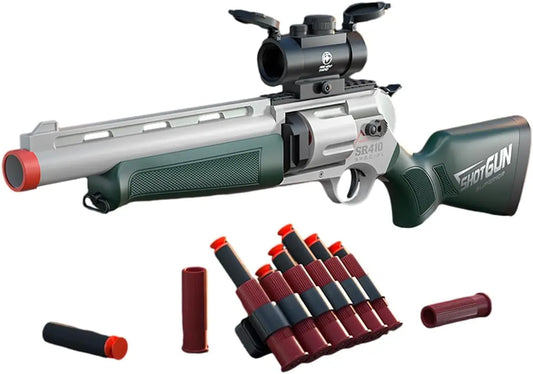 2024 Shell Throwing Airsoft Rifle Toy Gun Foam Blaster Enhanced Revolver Outdoor CS Soft Bullet Toy Kids Birthday Gift  for Boy