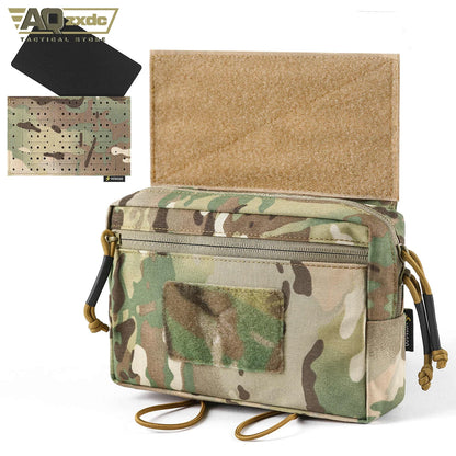 AQzxdc Tactical Magazine Pouch Radio Pouch MAG Flap Insert Cover for MK2 MK3 MK4 Tactical Chest Rig Vest Molle Accessory Bag